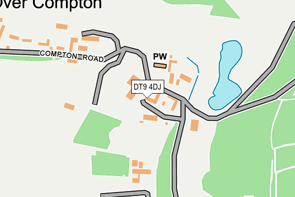 DT9 4DJ map - OS OpenMap – Local (Ordnance Survey)