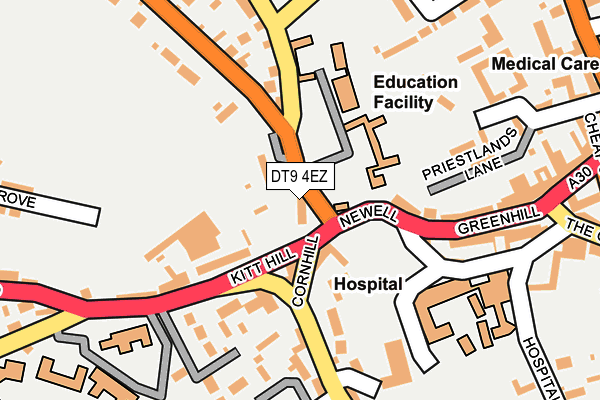 DT9 4EZ map - OS OpenMap – Local (Ordnance Survey) DT9 4EZ map - OS OpenMap – Local (Ordnance Survey)