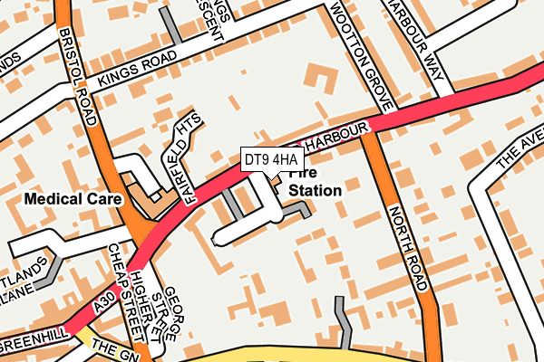 DT9 4HA map - OS OpenMap – Local (Ordnance Survey) DT9 4HA map - OS OpenMap – Local (Ordnance Survey)