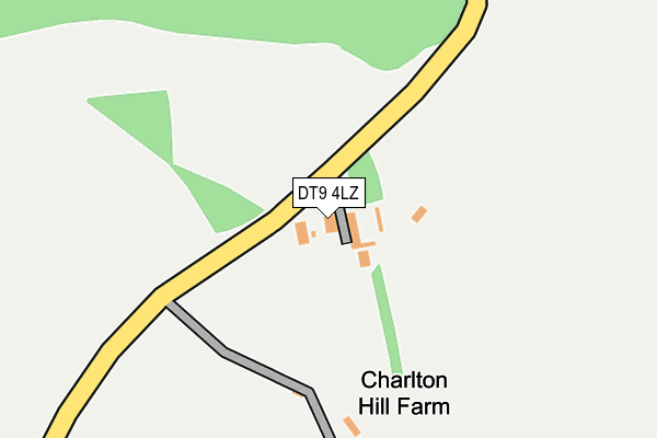 DT9 4LZ map - OS OpenMap – Local (Ordnance Survey)