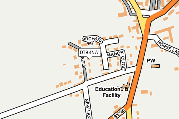 DT9 4NW map - OS OpenMap – Local (Ordnance Survey) DT9 4NW map - OS OpenMap – Local (Ordnance Survey)
