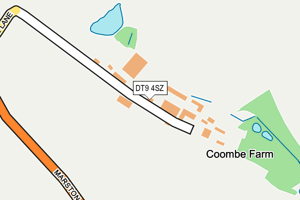 DT9 4SZ map - OS OpenMap – Local (Ordnance Survey) DT9 4SZ map - OS OpenMap – Local (Ordnance Survey)