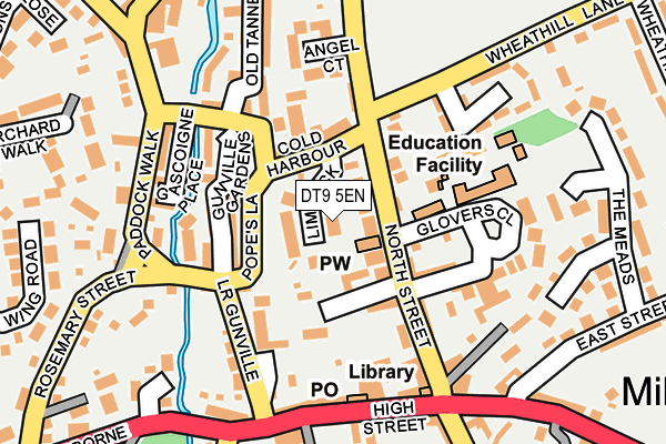 DT9 5EN map - OS OpenMap – Local (Ordnance Survey) DT9 5EN map - OS OpenMap – Local (Ordnance Survey)