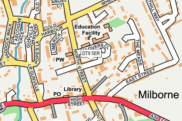 DT9 5ER map - OS OpenMap – Local (Ordnance Survey) DT9 5ER map - OS OpenMap – Local (Ordnance Survey)