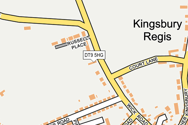DT9 5HG map - OS OpenMap – Local (Ordnance Survey) DT9 5HG map - OS OpenMap – Local (Ordnance Survey)