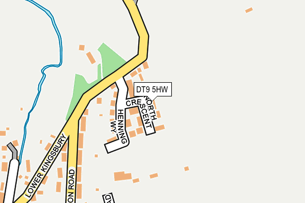 DT9 5HW map - OS OpenMap – Local (Ordnance Survey) DT9 5HW map - OS OpenMap – Local (Ordnance Survey)