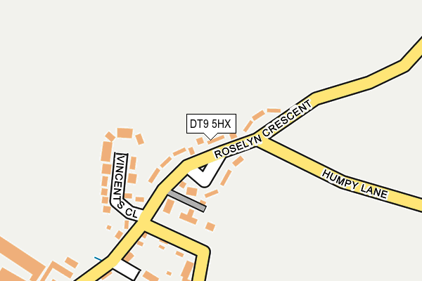 DT9 5HX map - OS OpenMap – Local (Ordnance Survey)