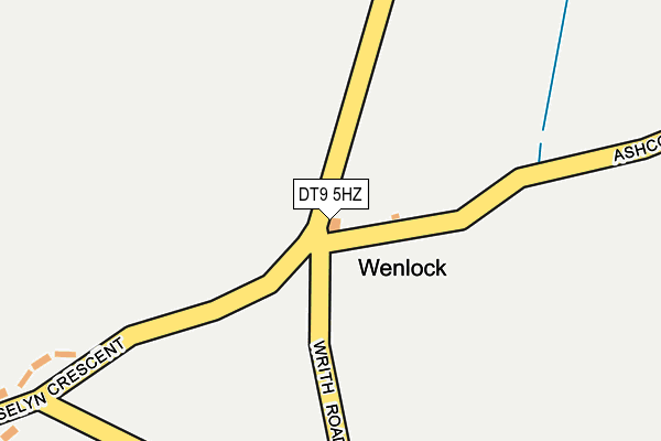 DT9 5HZ map - OS OpenMap – Local (Ordnance Survey) DT9 5HZ map - OS OpenMap – Local (Ordnance Survey)