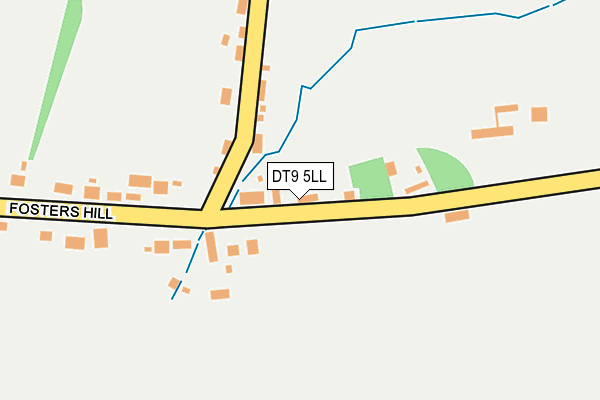 DT9 5LL map - OS OpenMap – Local (Ordnance Survey) DT9 5LL map - OS OpenMap – Local (Ordnance Survey)