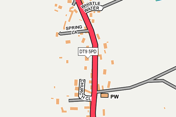 DT9 5PD map - OS OpenMap – Local (Ordnance Survey) DT9 5PD map - OS OpenMap – Local (Ordnance Survey)