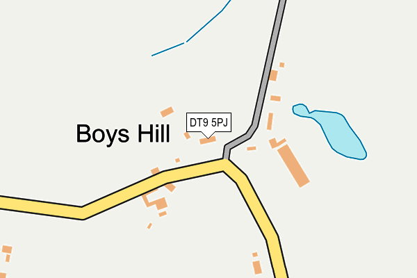 DT9 5PJ map - OS OpenMap – Local (Ordnance Survey) DT9 5PJ map - OS OpenMap – Local (Ordnance Survey)