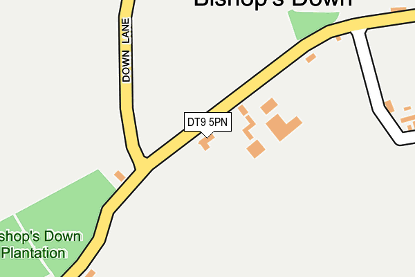 DT9 5PN map - OS OpenMap – Local (Ordnance Survey) DT9 5PN map - OS OpenMap – Local (Ordnance Survey)