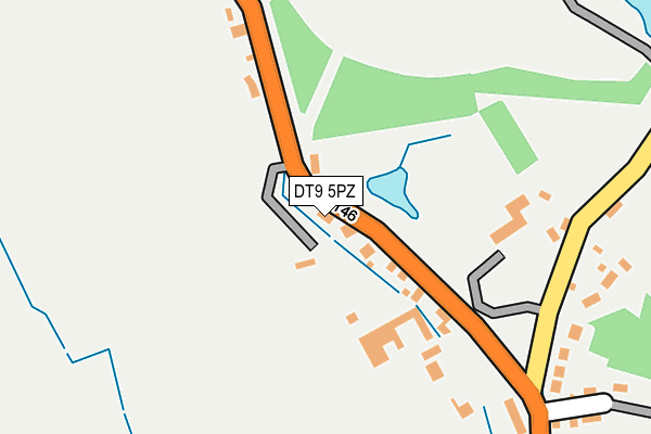 DT9 5PZ map - OS OpenMap – Local (Ordnance Survey) DT9 5PZ map - OS OpenMap – Local (Ordnance Survey)