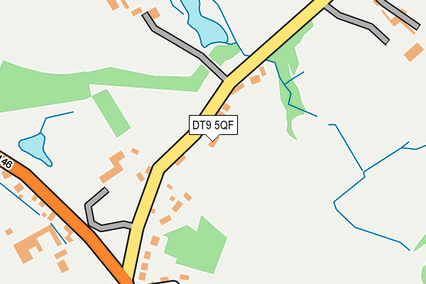 DT9 5QF map - OS OpenMap – Local (Ordnance Survey) DT9 5QF map - OS OpenMap – Local (Ordnance Survey)
