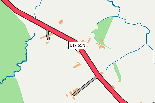 DT9 5QN map - OS OpenMap – Local (Ordnance Survey)