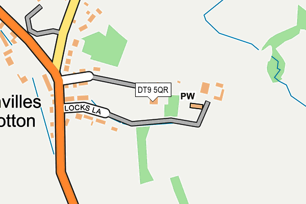 DT9 5QR map - OS OpenMap – Local (Ordnance Survey) DT9 5QR map - OS OpenMap – Local (Ordnance Survey)