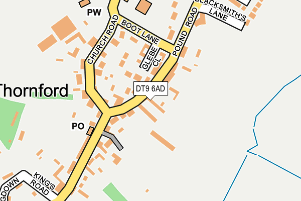 DT9 6AD map - OS OpenMap – Local (Ordnance Survey) DT9 6AD map - OS OpenMap – Local (Ordnance Survey)