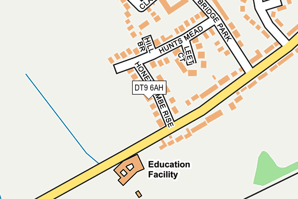 DT9 6AH map - OS OpenMap – Local (Ordnance Survey)