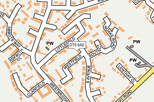 DT9 6AS map - OS OpenMap – Local (Ordnance Survey) DT9 6AS map - OS OpenMap – Local (Ordnance Survey)