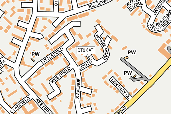 DT9 6AT map - OS OpenMap – Local (Ordnance Survey) DT9 6AT map - OS OpenMap – Local (Ordnance Survey)