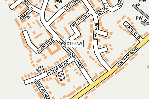 DT9 6AW map - OS OpenMap – Local (Ordnance Survey) DT9 6AW map - OS OpenMap – Local (Ordnance Survey)