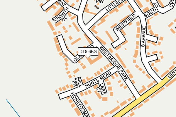 DT9 6BG map - OS OpenMap – Local (Ordnance Survey) DT9 6BG map - OS OpenMap – Local (Ordnance Survey)