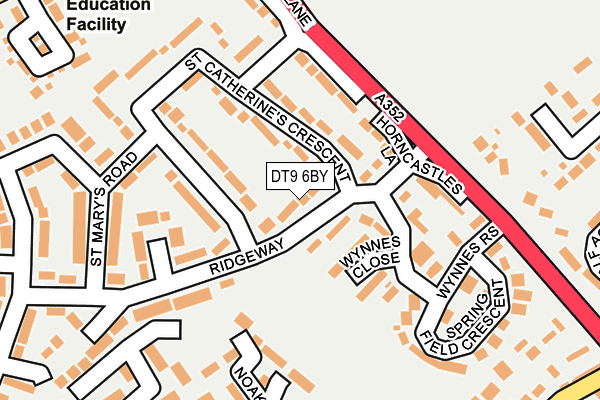 DT9 6BY map - OS OpenMap – Local (Ordnance Survey) DT9 6BY map - OS OpenMap – Local (Ordnance Survey)