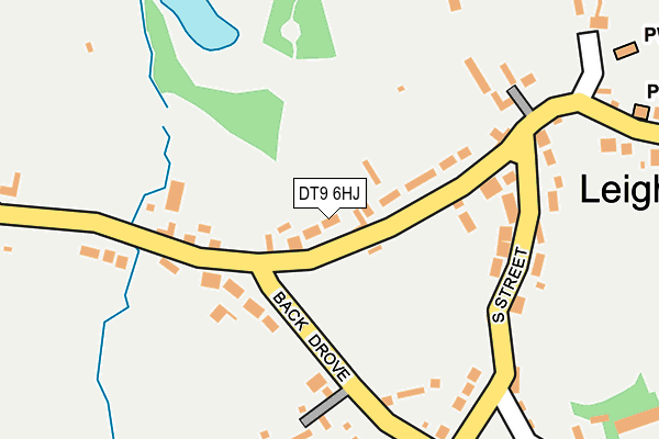 DT9 6HJ map - OS OpenMap – Local (Ordnance Survey) DT9 6HJ map - OS OpenMap – Local (Ordnance Survey)