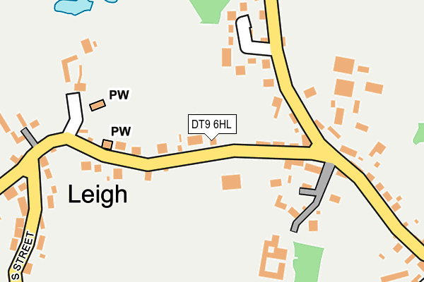 DT9 6HL map - OS OpenMap – Local (Ordnance Survey) DT9 6HL map - OS OpenMap – Local (Ordnance Survey)