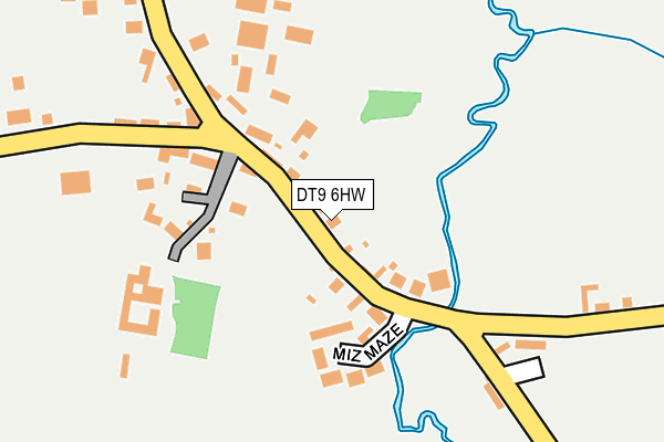 DT9 6HW map - OS OpenMap – Local (Ordnance Survey) DT9 6HW map - OS OpenMap – Local (Ordnance Survey)