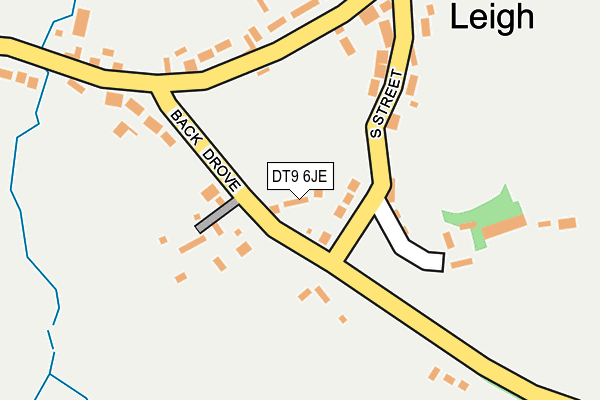 DT9 6JE map - OS OpenMap – Local (Ordnance Survey) DT9 6JE map - OS OpenMap – Local (Ordnance Survey)