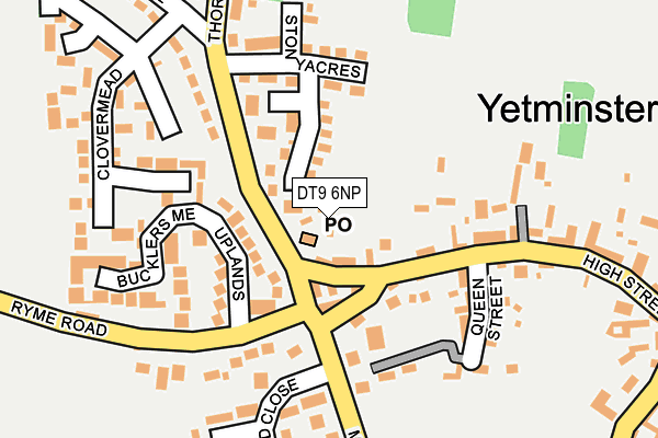 DT9 6NP map - OS OpenMap – Local (Ordnance Survey) DT9 6NP map - OS OpenMap – Local (Ordnance Survey)
