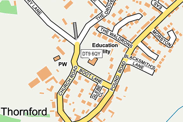DT9 6QY map - OS OpenMap – Local (Ordnance Survey) DT9 6QY map - OS OpenMap – Local (Ordnance Survey)