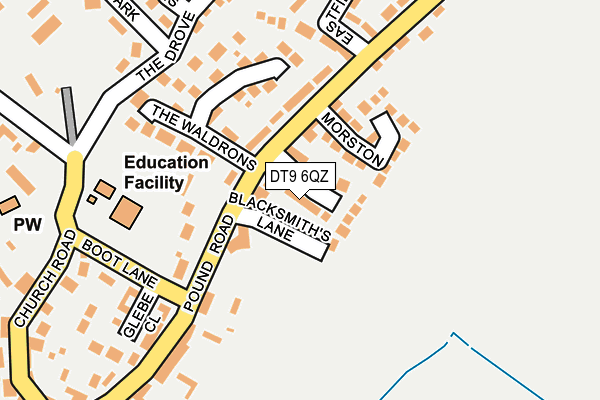 DT9 6QZ map - OS OpenMap – Local (Ordnance Survey) DT9 6QZ map - OS OpenMap – Local (Ordnance Survey)