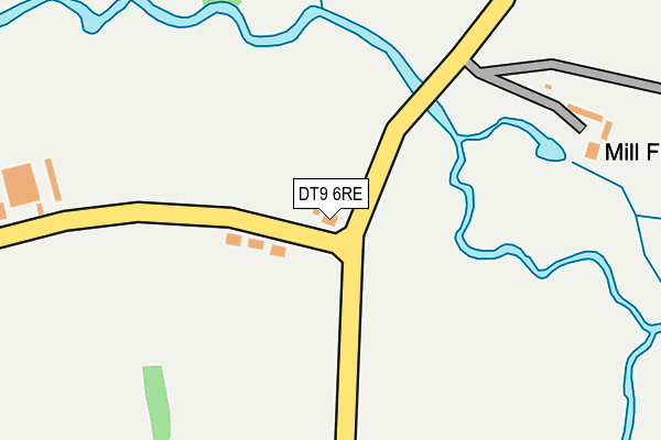 DT9 6RE map - OS OpenMap – Local (Ordnance Survey) DT9 6RE map - OS OpenMap – Local (Ordnance Survey)