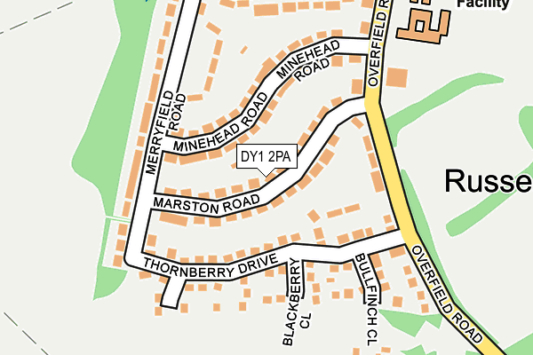 DY1 2PA map - OS OpenMap – Local (Ordnance Survey) DY1 2PA map - OS OpenMap – Local (Ordnance Survey)