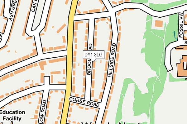 DY1 3LG map - OS OpenMap – Local (Ordnance Survey) DY1 3LG map - OS OpenMap – Local (Ordnance Survey)