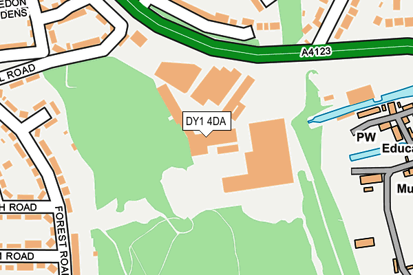 DY1 4DA map - OS OpenMap – Local (Ordnance Survey) DY1 4DA map - OS OpenMap – Local (Ordnance Survey)