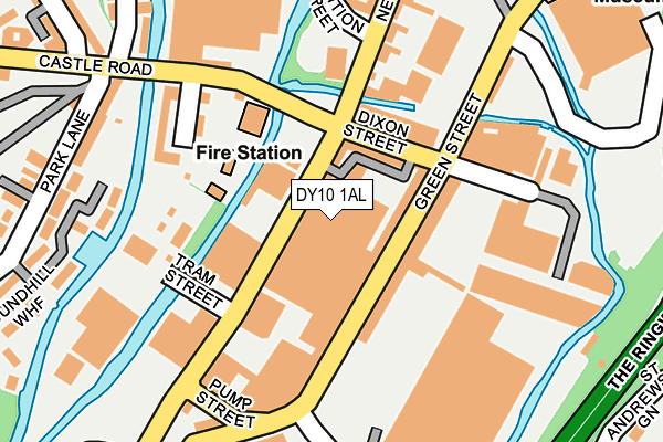 DY10 1AL map - OS OpenMap – Local (Ordnance Survey)
