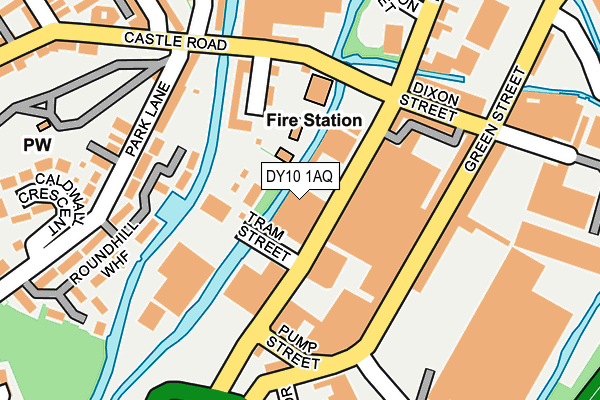 DY10 1AQ map - OS OpenMap – Local (Ordnance Survey)
