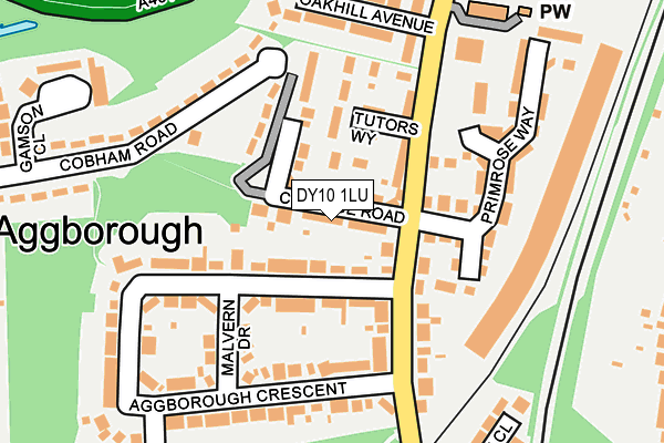 DY10 1LU map - OS OpenMap – Local (Ordnance Survey) DY10 1LU map - OS OpenMap – Local (Ordnance Survey)