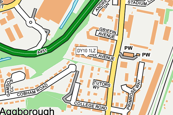 DY10 1LZ map - OS OpenMap – Local (Ordnance Survey) DY10 1LZ map - OS OpenMap – Local (Ordnance Survey)