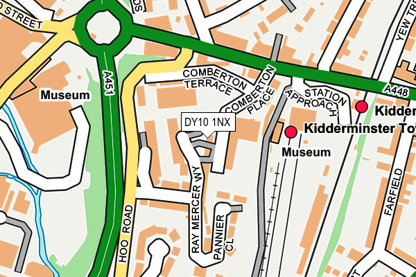 DY10 1NX map - OS OpenMap – Local (Ordnance Survey) DY10 1NX map - OS OpenMap – Local (Ordnance Survey)