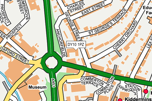 DY10 1PZ map - OS OpenMap – Local (Ordnance Survey) DY10 1PZ map - OS OpenMap – Local (Ordnance Survey)