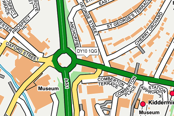 DY10 1QG map - OS OpenMap – Local (Ordnance Survey) DY10 1QG map - OS OpenMap – Local (Ordnance Survey)