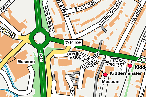 DY10 1QH map - OS OpenMap – Local (Ordnance Survey) DY10 1QH map - OS OpenMap – Local (Ordnance Survey)
