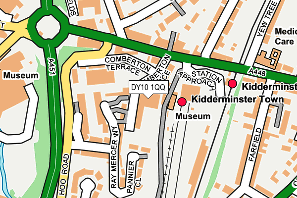 DY10 1QQ map - OS OpenMap – Local (Ordnance Survey) DY10 1QQ map - OS OpenMap – Local (Ordnance Survey)