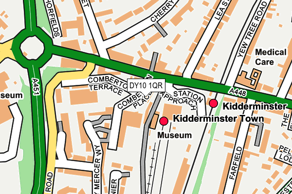 DY10 1QR map - OS OpenMap – Local (Ordnance Survey) DY10 1QR map - OS OpenMap – Local (Ordnance Survey)