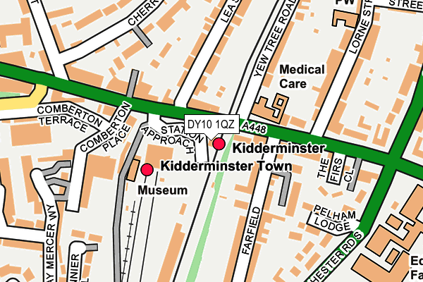 DY10 1QZ map - OS OpenMap – Local (Ordnance Survey)
