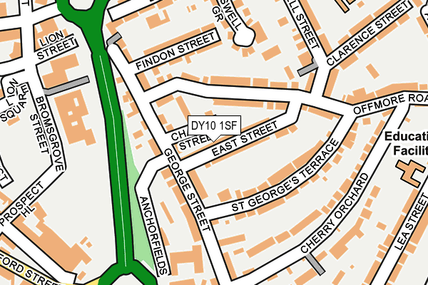 DY10 1SF map - OS OpenMap – Local (Ordnance Survey) DY10 1SF map - OS OpenMap – Local (Ordnance Survey)